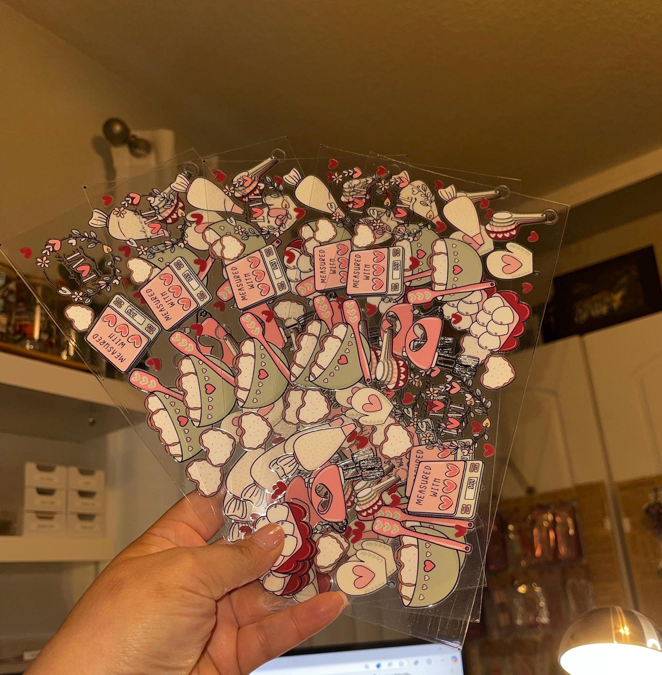 Baking Lover Cup Wrap: Kitchen-Themed Waterproof Tumbler Decal