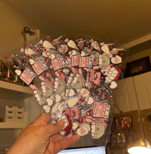 Baking Lover Cup Wrap: Kitchen-Themed Waterproof Tumbler Decal