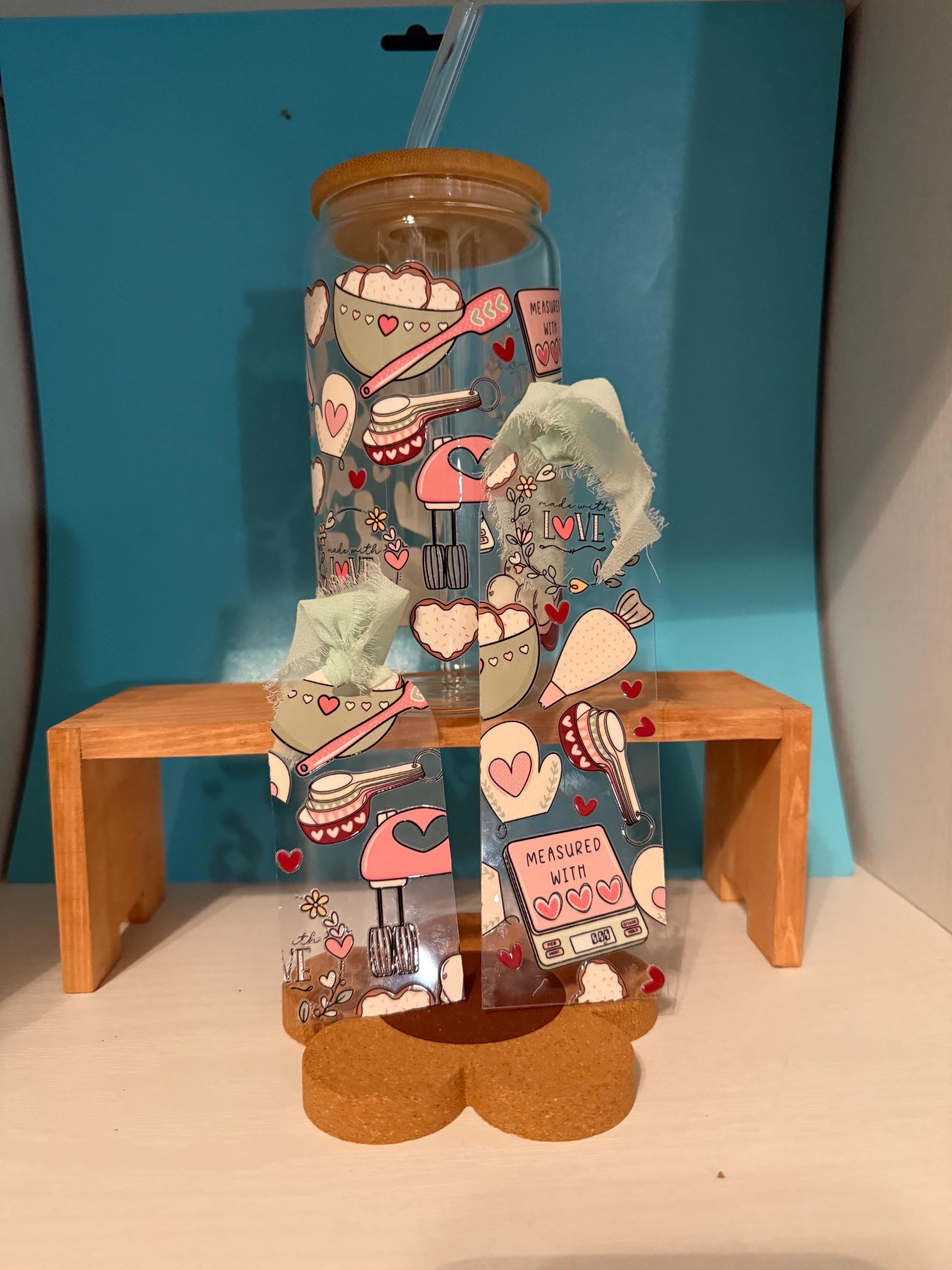 Book Lover Gift Set: 16oz Tumbler, Bookmark & Coaster - Reader Gift